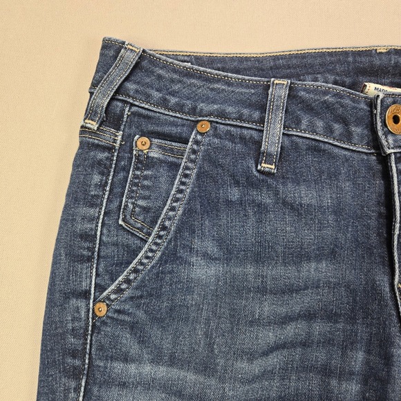 True Religion Women's‎ Stella Skinny Jeans Blue Wash Size 29 Made in USA - Picture 4 of 12